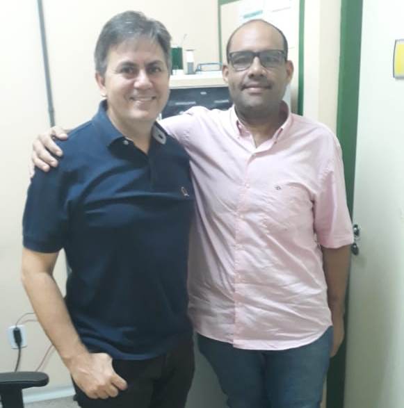 Cirurgião bariátrico Gustavo Santos  e o empresário Leonardo Guimarães