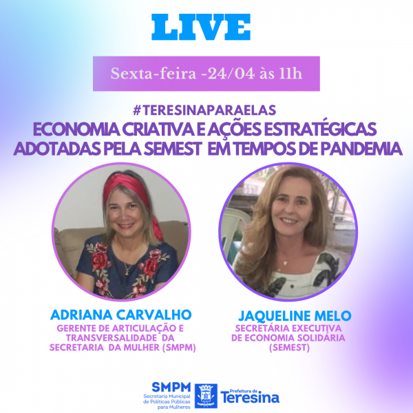 Live #teresinaparaelas