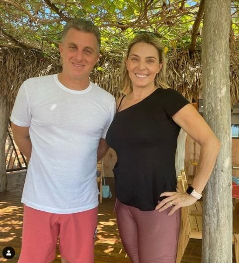 Luciano Huck e Adriane Ziegert