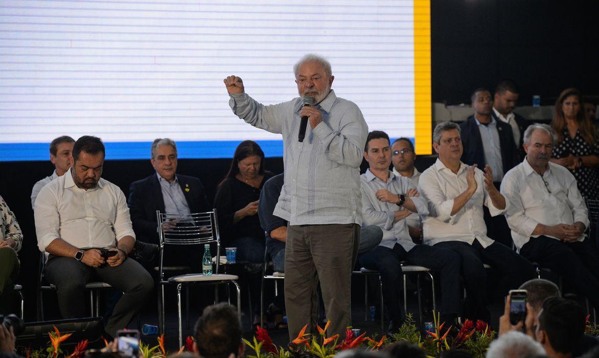 Lula em discurso