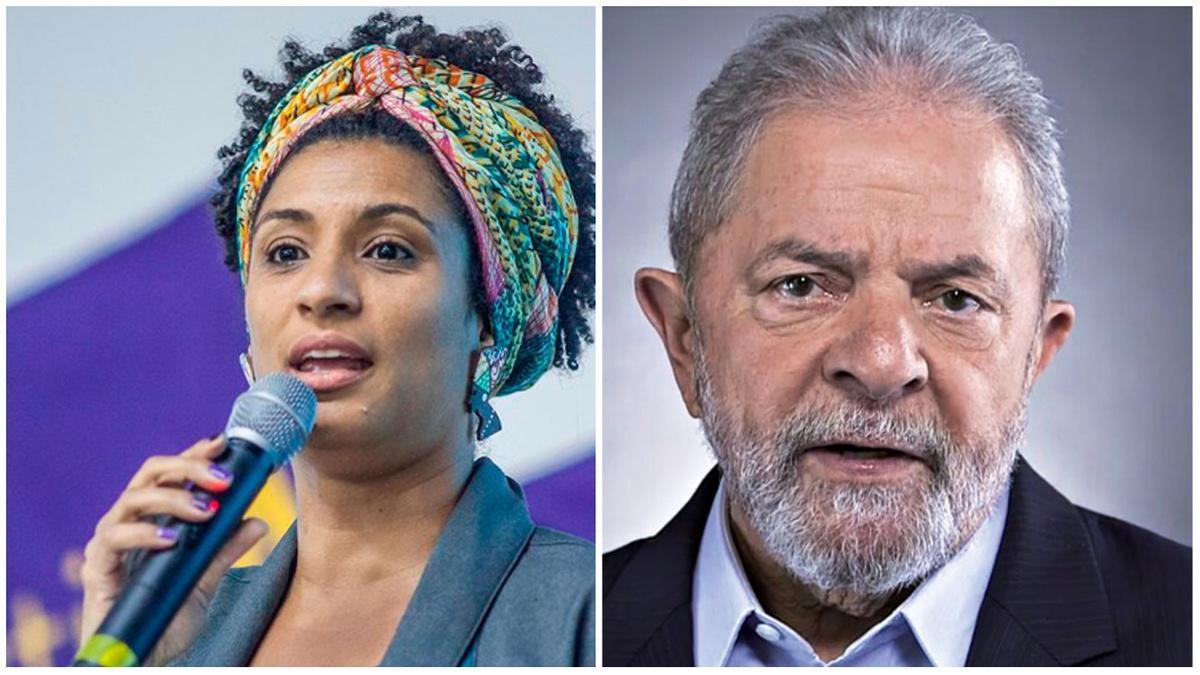 Lula e Marielle Franco