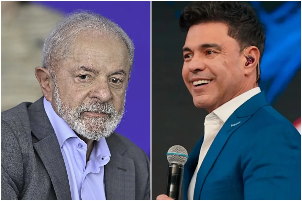 Presidente Lula e o cantor Zezé de Camargo