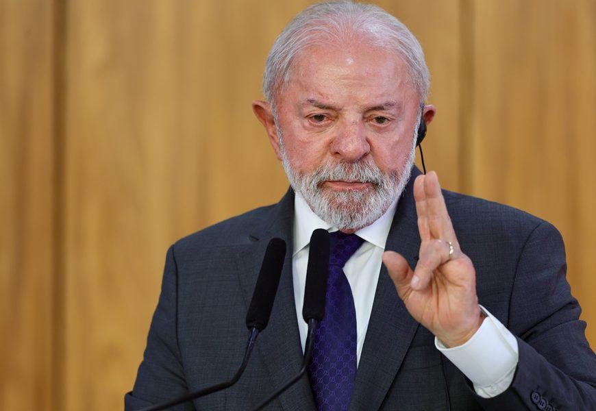Presidente Lula durante pronunciamento no solenidade