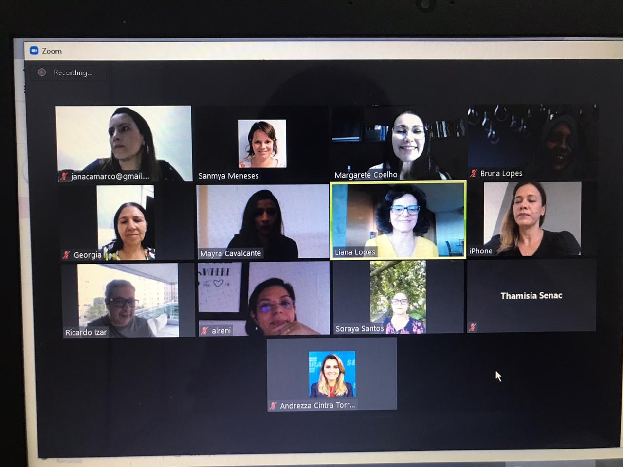 Videoconferência com Margarete Coelho