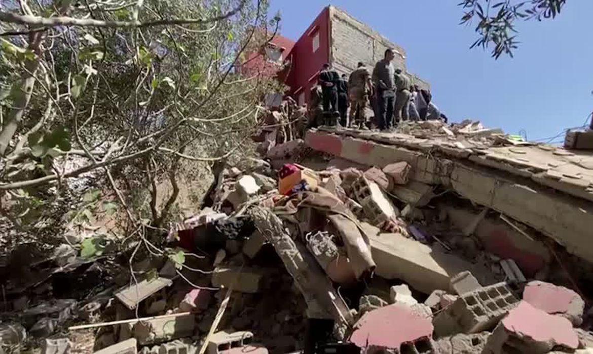 Destruição no Marrocos