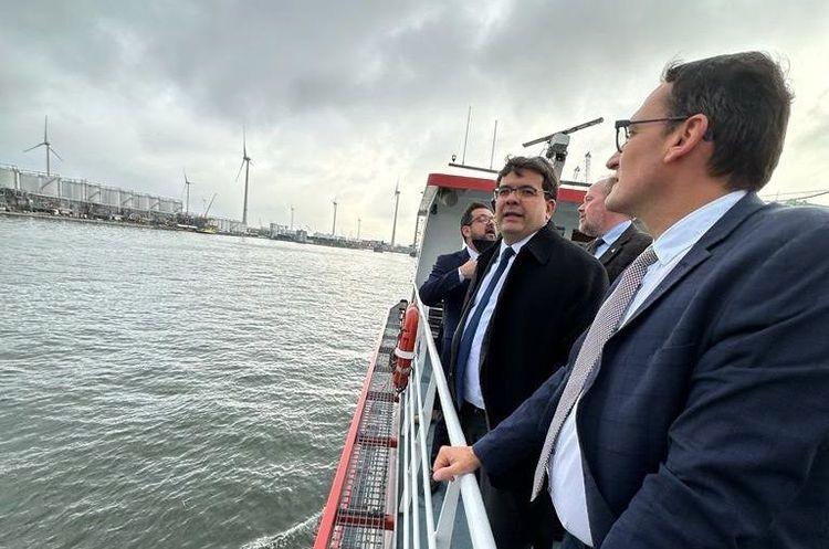 Rafael Fonteles conheceu o Porto da Antuérpia-Bruges