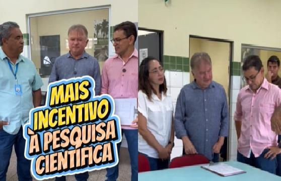 Merlong Solano visita Colégio Técnico de Teresina