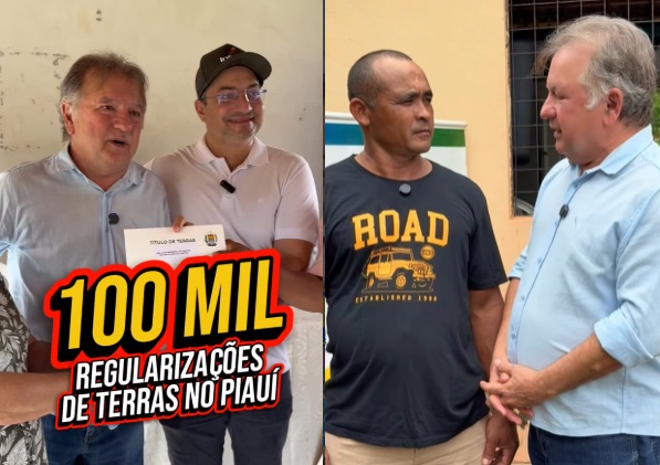 Merlong acompanha entrega de títulos de terra a 35 famílias na zona rural de Teresina