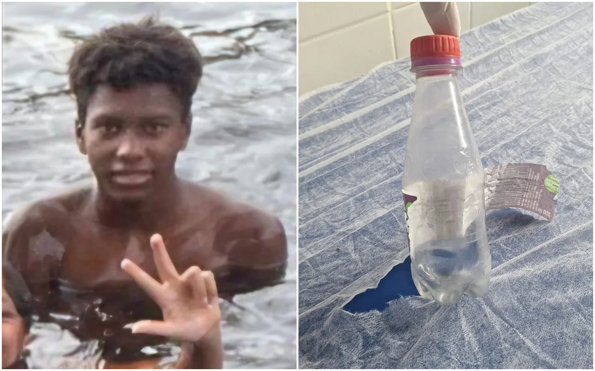 Michel dos Santos Messias, 15 anos, morreu acidentalmente ao beber pesticida que estava em garrafa pet