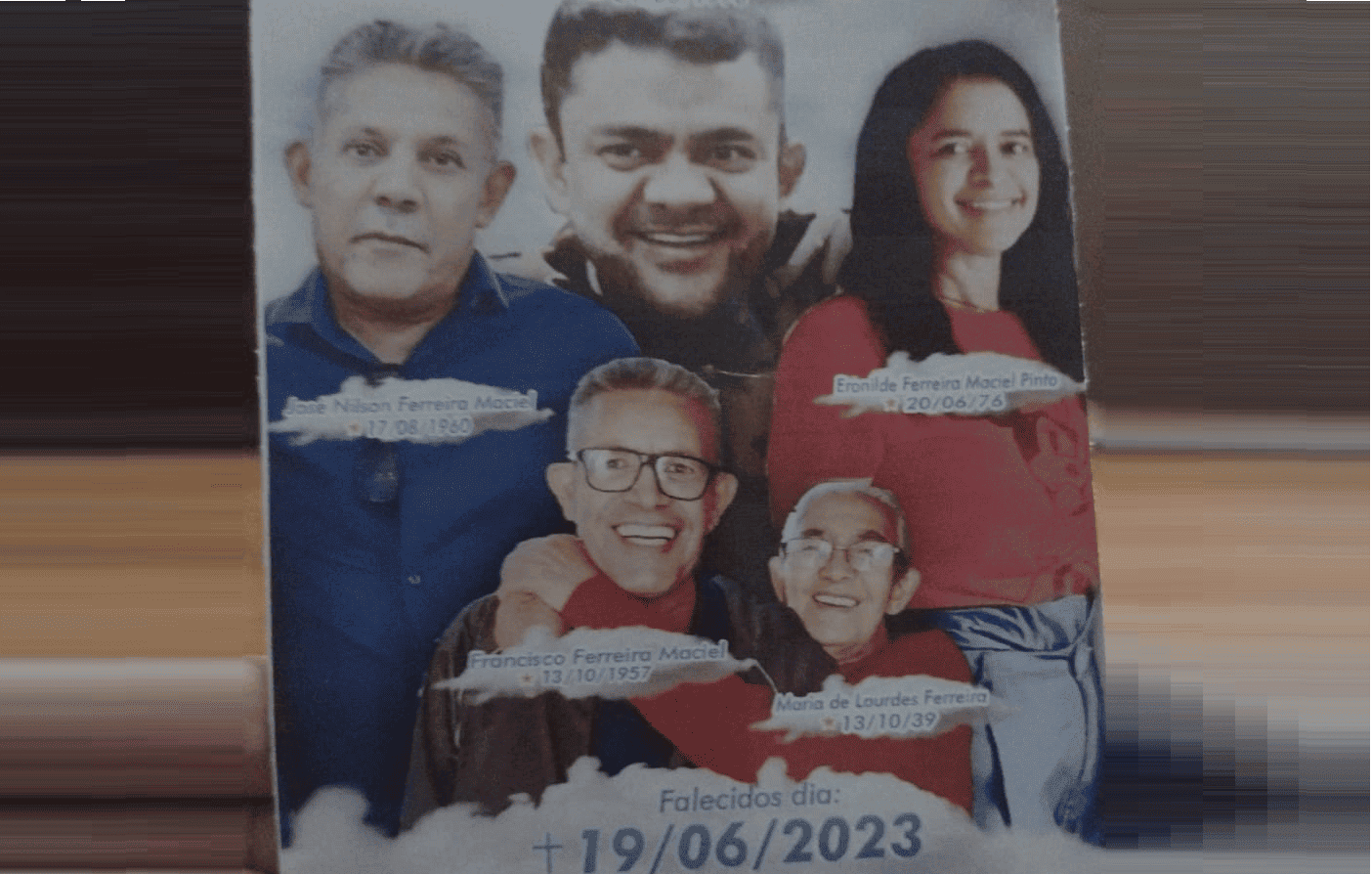 Missa de 7º dia das vítimas do acidente na BR-135