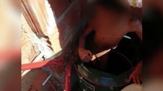 Menino encontrado dentro de barril em São Paulo