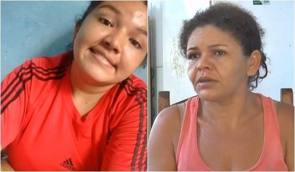 Mãe e avó da criança
