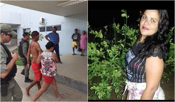 Homem preso e vítima