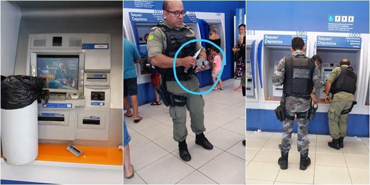 Chupa-cabra foi retirado de caixa eletrônico