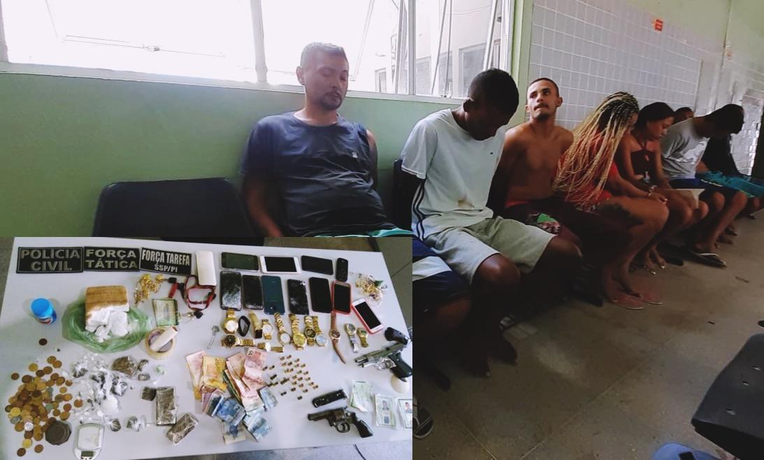 Presos foram trazidos de Campo Maior para Teresina e apresentados à SSP-PI