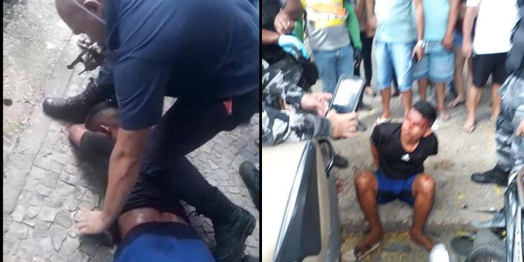 Suspeito foi detido por populares e segurança da Med Imagem