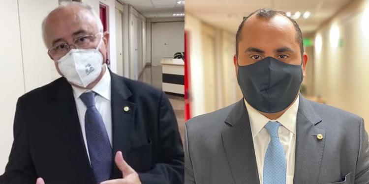 Os deputados do PSD-PI, Júlio César (pai) e Georgiano Neto (filho)