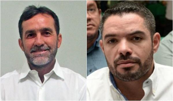 Atual prefeito de Oeiras, José Raimundo Sá, e ex-prefeito Lukano Sá