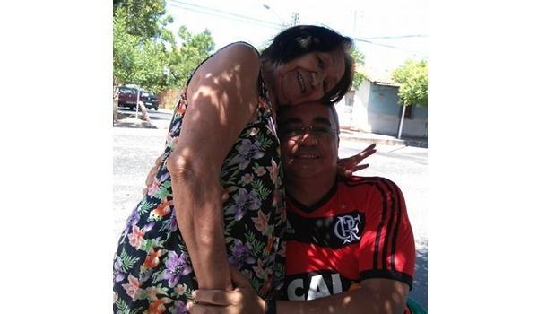 Mãe e filho, dona Delfina e Paulo Pincel