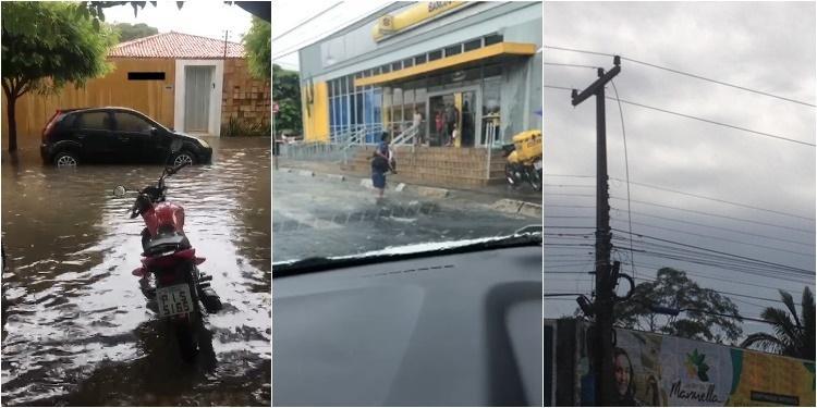 Climatologista Werton Costa explica que a chuva desta terça-feira (18) começou em Altos, chegando com menor intensidade em Teresina