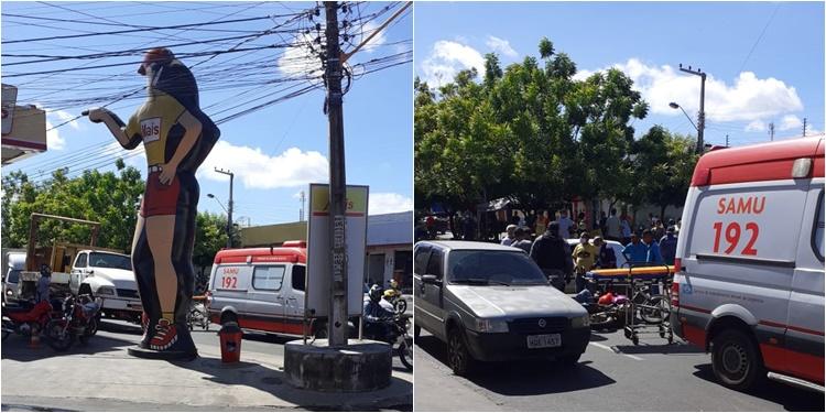 Trânsito ficou lento na Avenida Walfrido devido o acidente