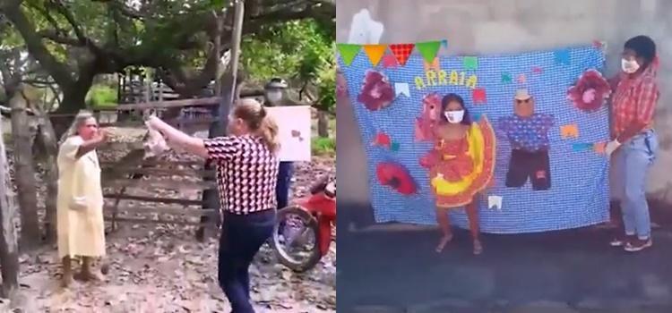 Ação social junina em Barras