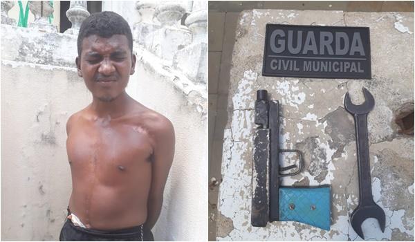 Homem foi detido por equipe da Guarda Municipal de Teresina
