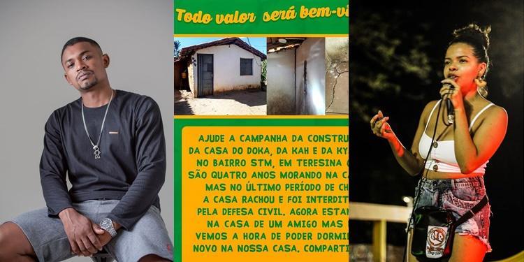 Doka e Kah são integrantes do Reação do Gueto em Teresina