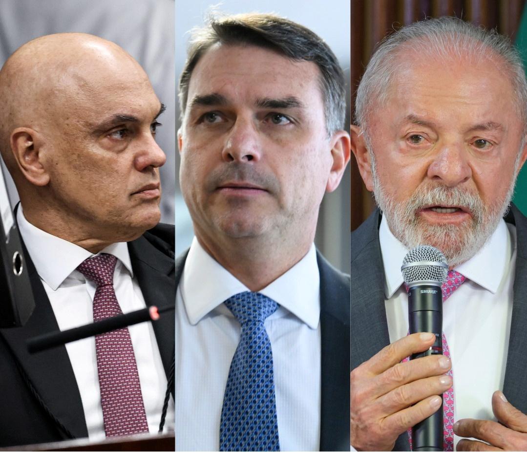 Postagem contra Lula leva Moraes a mandar investigar Flávio Bolsonaro