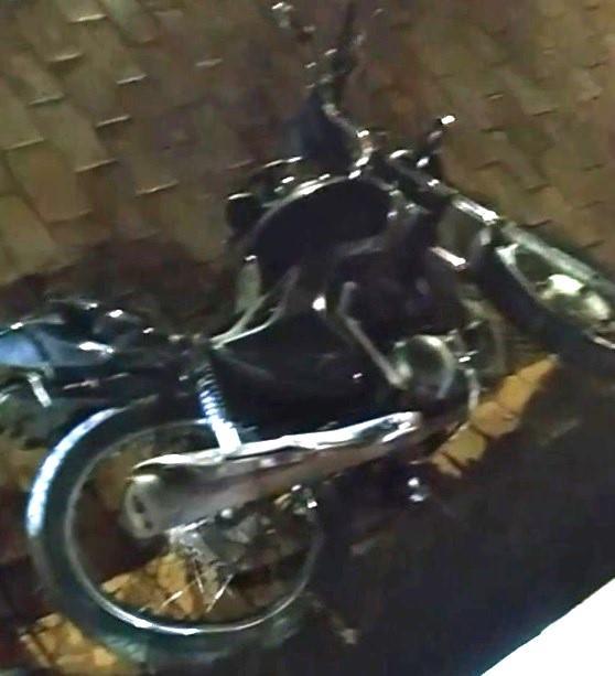 Motocicleta da vítima