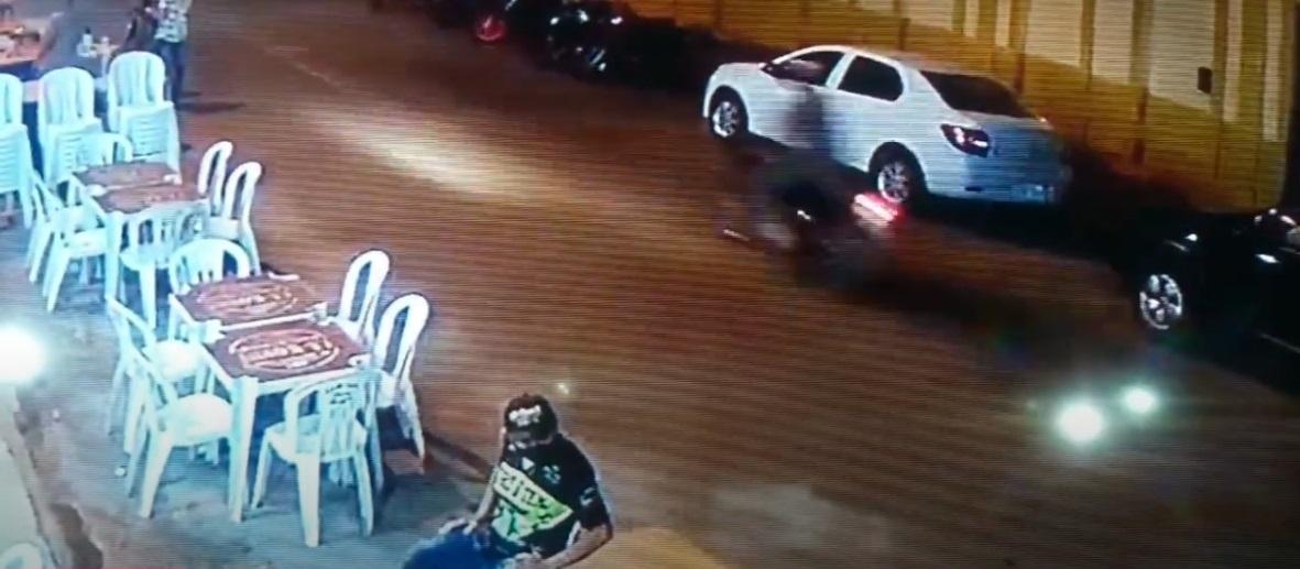 Câmera flagra acidente em Pedro II