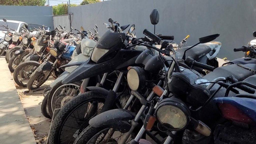 Motos que serão devolvidas