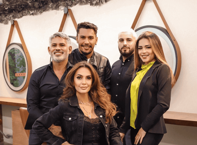 Ivan Monteiro ,Marcos Gaspar , Santtiago Pedroso ,Claudia Métne e  Beatriz Oliver