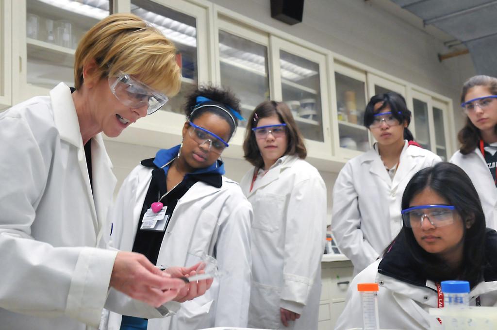 Mulheres laboratorio