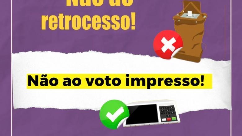 Não ao voto impresso