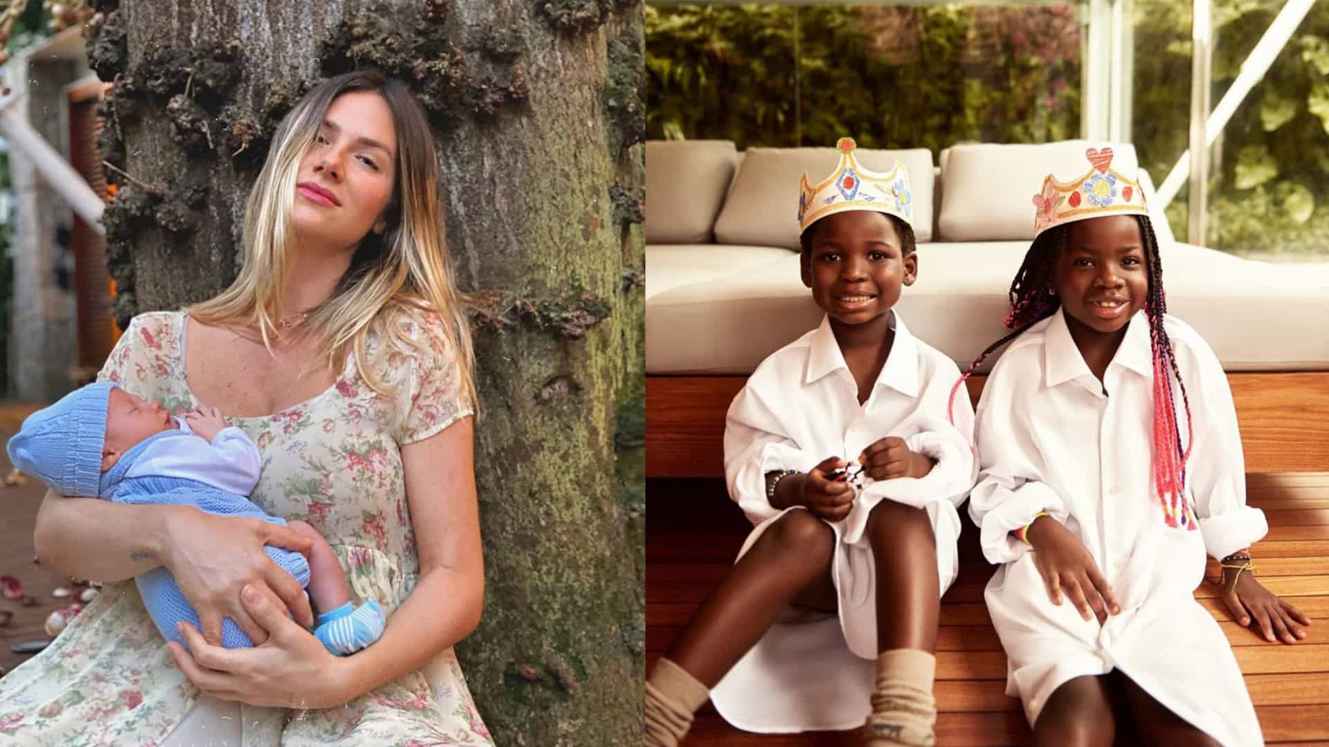 Giovanna Ewbank e Bruno Gagliasso e filhos