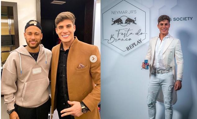 Neymar e namorado da mãe