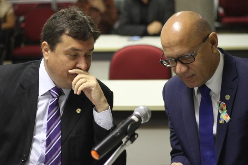 Nerinho e Franzé Silva em Plenário