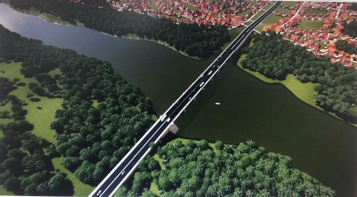 Projeto da nova ponte sobre o Rio Poti