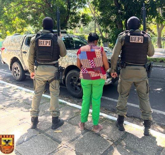 Vovó do Pó presa com drogas em Teresina