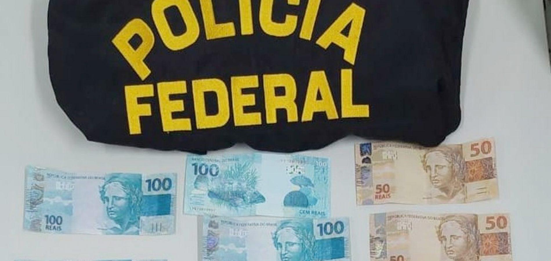 PF prende suspeito com R$ 2 mil em dinheiro falso em agência dos Correios no PI