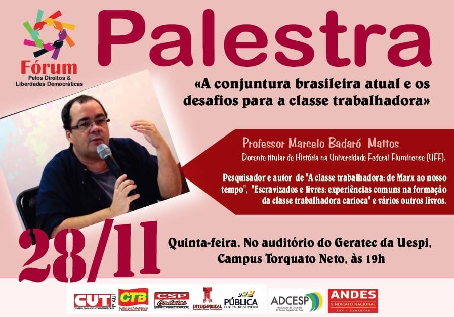 Palestra Marcelo Badaró