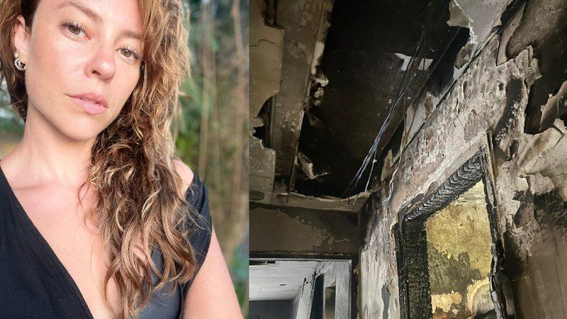 Casa de Paolla Oliveira pega fogo após pane elétrica