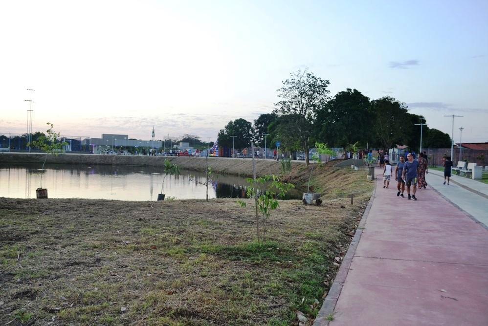 Parque Matias Matos, no bairro Mocambinho