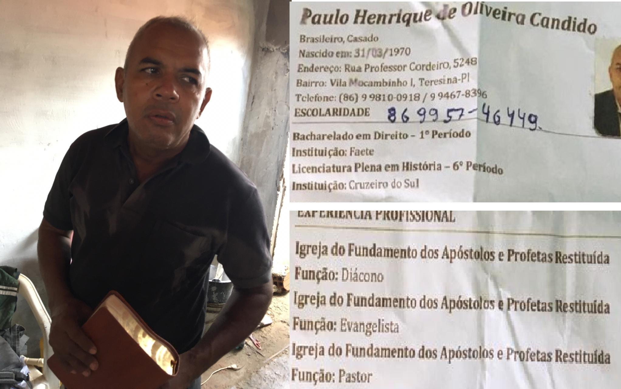 De bíblia na mão, Paulo Henrique diz ser pastor