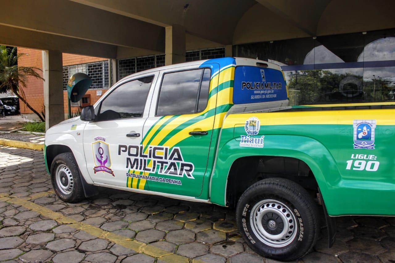 Viatura destinada ao trabalho da Patrulha Maria da Penha