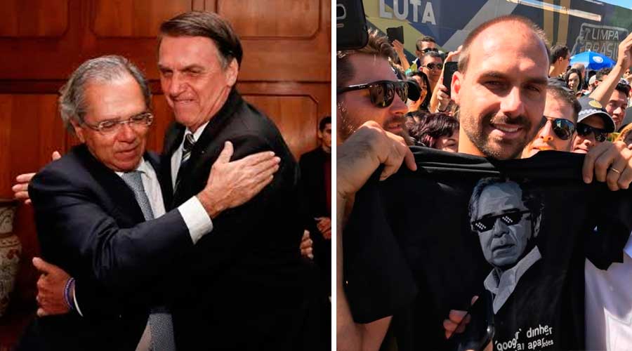Paulo Guedes Bolsonaro Eduardo e o AI-5