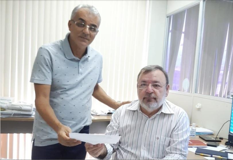 Prefeito Paulo Lustosa e Carlos Moura Fé, superintendente de Meio Ambiente da Semar
