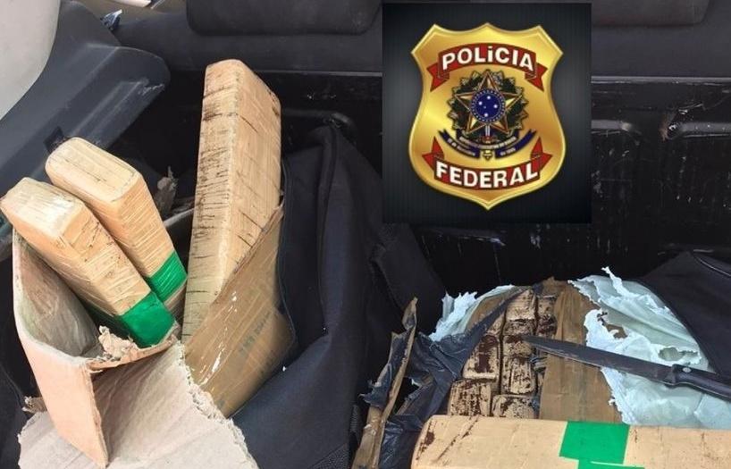 Droga apreendida pela Polícia Federal no Piauí