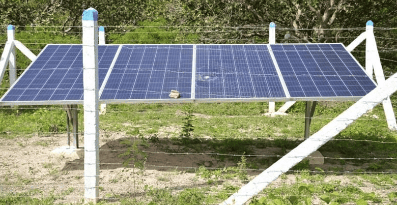 Placas solares são danificadas